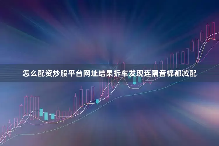 怎么配资炒股平台网址结果拆车发现连隔音棉都减配